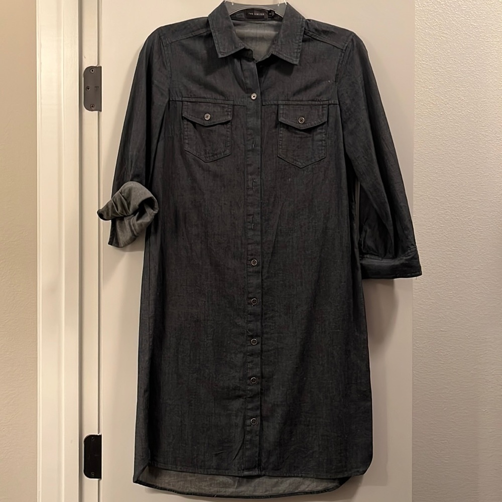 The Limited button down denim dress
